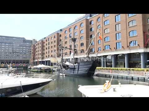 Replica of first ship to circle the world anchors in London