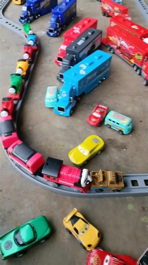 Toys Train Vs Mcqueen Cars #train #mcqueen #thomastrain