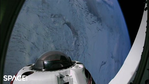 SpaceX Fram2 Dragon's View Of Earth's Poles Captured On Spacecraft Camera