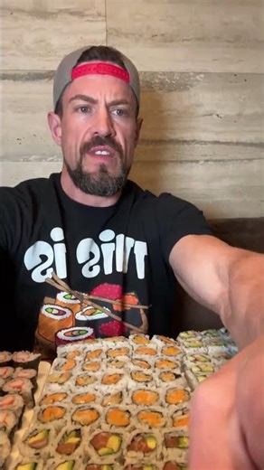 Professional Eater vs 200+ Pieces of Sushi LIVE 🍣