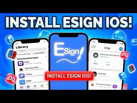 Latest Esign Method for iOS! | Install IPA Files on iPhone & iPad without PC & jailbreak no revoke!