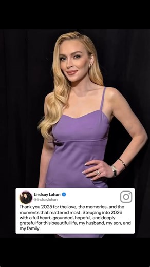 Lindsay Lohan's 2025 recap is so fetch. 🩷 (🎥: Instagram) | E! News