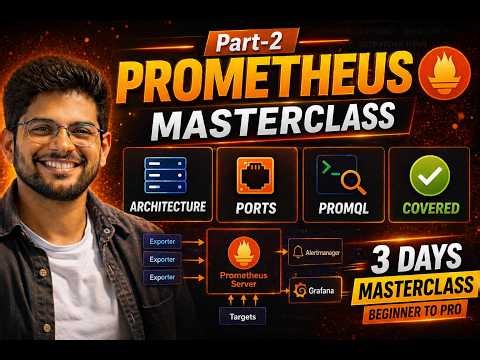 Prometheus Part-2 🚀 | Architecture, Ports & PROMQL Explained | Beginner to Pro