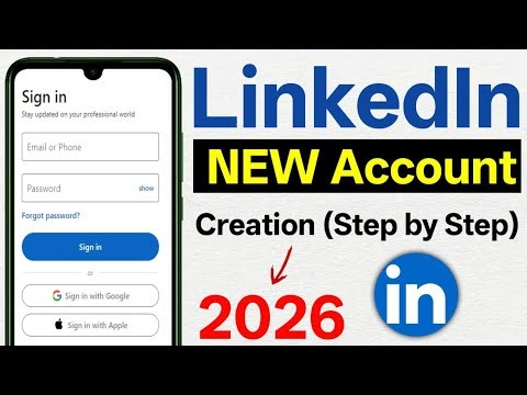 How to Create LinkedIn Account (Step-by-Step) 2026 | LinkedIn Profile Kaise Banaye