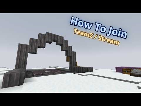 How To Join The Minecraft Server I Play [Minecraft TeamZ Server]