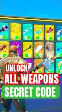 HOW TO GET 🚨ALL WEAPONS🚨 SECRET CODES in FORTNITE 1V1 with every gun
