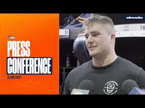 OL Kage Casey on Broncos’ veteran O-linemen: ‘They’ve been really helpful’
