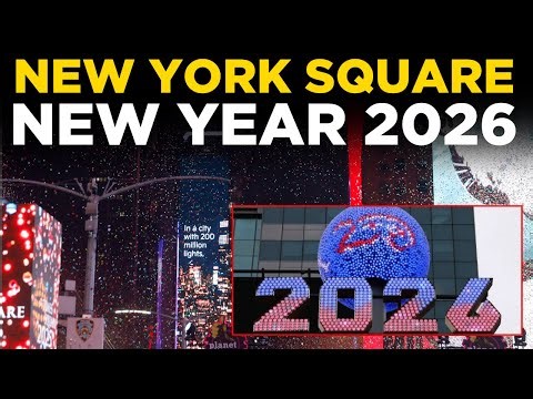 Times Square NY 2026 LIVE: New Year Ball Drop in Times Square, New York City | USA LIVE
