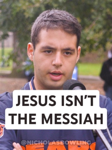 Jewish Student Questions Jesus as the Messiah #jesus #fyp #christian #god #college #truth