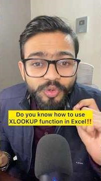 How to use XLOOKUP in Excel | Excel Amazing Trick #excel #exceltips #shorts