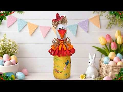 New Easter Decoration ideas from Ordinary materials at home| DIY Easy Easter craft idea 🐰41
