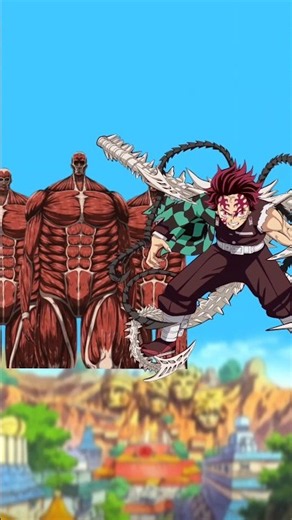 Rumbling Titan 🆚 Demon King Tanjiro |#tanjiro #tanjirokamado #titan #titans