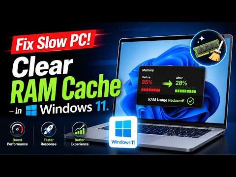 How To Clear Ram Cache in Windows 11 in 1 Minute ( 2026 - Updated )
