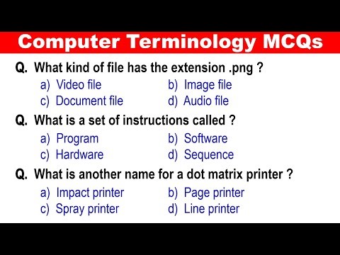 Computer Terminology MCQs | Important Computer Terms for All Competitive Exams