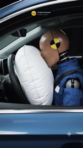 What Happens Inside an Airbag in 0.05 Seconds? 🤯 #shorts