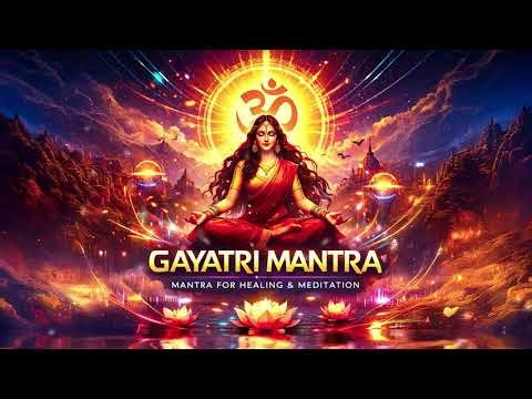 Gayatri Mantra Morning Meditation - 108 Chants 1 Hour 30 Minutes | Vedic Healing Music for Awakening