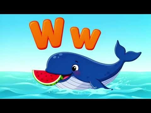 W Letter Learning Of The Alphabet | Letter W Recognition | ​​ABCs | Nursery Rhymes