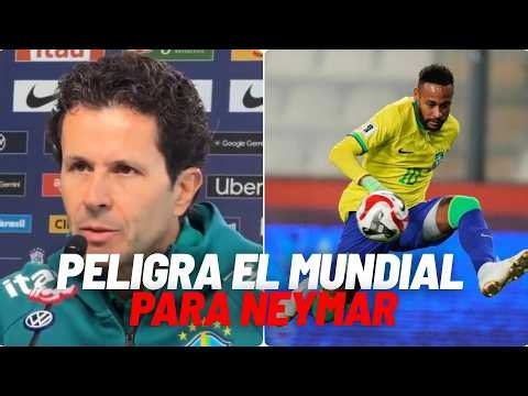 Brasil confirma lesión muscular de Neymar: estará entre dos y tres semanas de baja I MARCA