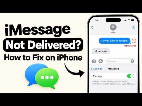 iMessage Not Delivered on iPhone? How to Fix
