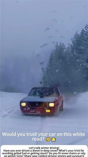 Driving Diesel on Snow – Grip, Cold Starts, and Winter Tips 🚗❄️