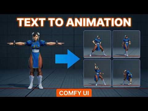 Free Text to Animation with only 8GB VRAM in ComfyUI
