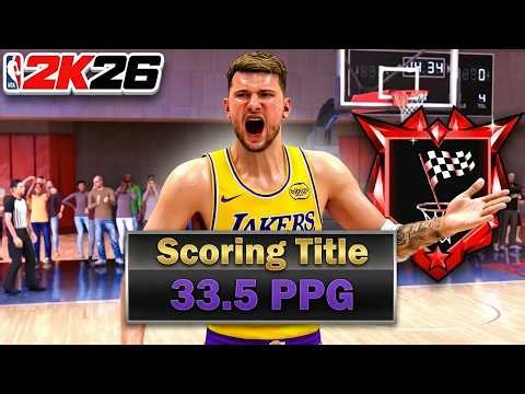 *END GAME* LUKA DONCIC BUILD is UNGUARDABLE in RANDOM REC (NBA 2K26)