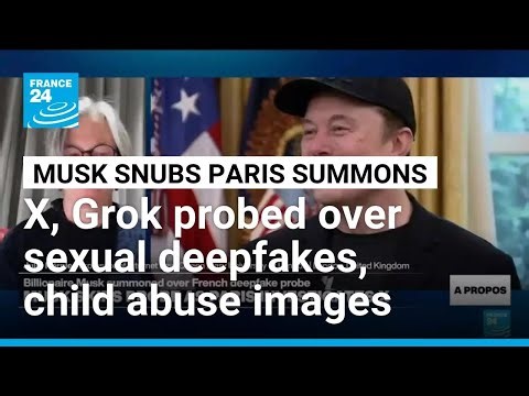 Elon Musk snubs Paris prosecutors' summons over X and Grok • FRANCE 24 English