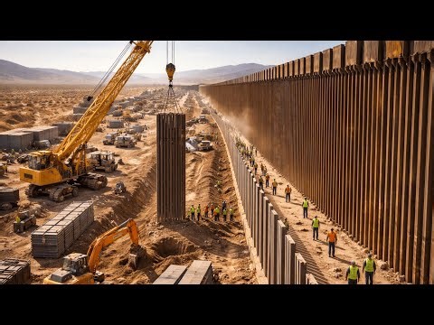 How America Built a MASSIVE Great Wall Along the Southern Border That Changed Everything