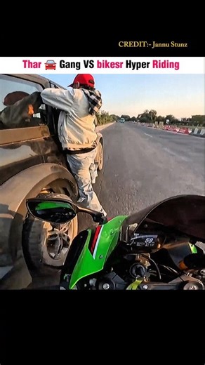 Thar 🚘 Vs Superbike Zx10r Hyper Riding || Roadrage Motovlog 💗 Raja Dc #shorts #rider #motovlog