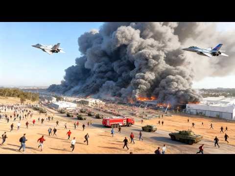 13 MINUTES AGO: US F-16 Jet Drops 90-Ton Bomb on Russian Ammunition Depot