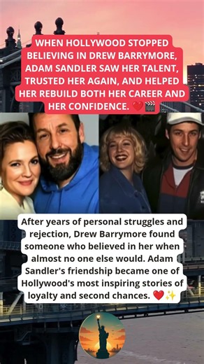 ADAM SANDLER SAVED HER HOLLYWOOD CAREER ❤️🎬