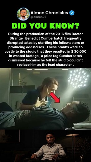 During the production of the 2016 film Doctor Strange, Benedict Cumberbatch freq...