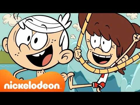 Loud House | 1 hora de diversión al aire libre con los Loud 🌳☀️ | Nickelodeon en Español