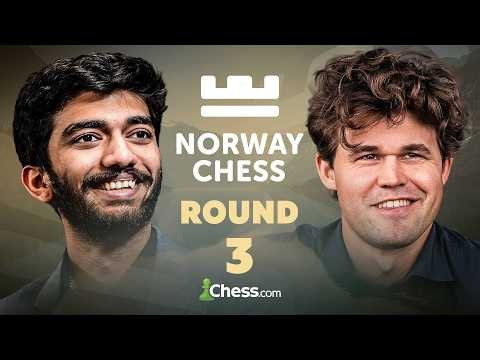Carlsen vs Pragg | Firouzja vs Gukesh | Norway Chess 2026 Round 3
