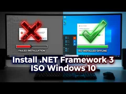 Tutorial How to Install NET Framework 3.0 Offline on Windows 10 Using Windows 10 ISO