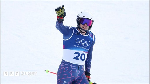 Winter Olympics 2026: Dave Ryding finishes 17th in slalom at final Games
