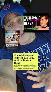Generation Z finds GenX era movies, "Highly problematic." Problematic? Maybe. Funny? DEFINITELY.