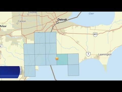 2.9-magnitude earthquake reported in Amherstburg, Ontario, south of Detroit