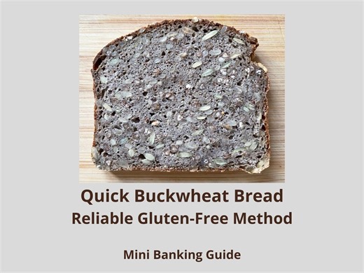 Quick Buckwheat Bread Recipe - Reliable Gluten-free Bread Method / Easy Homemade Loaf Mini Guide - Etsy UK