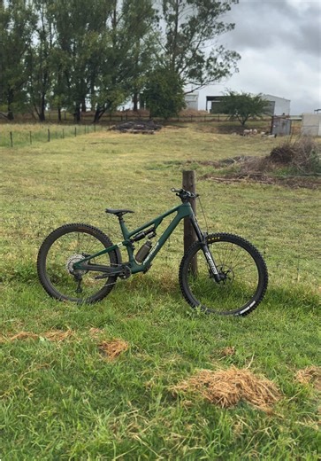 Enjoying the Mud on a Mountain Bike