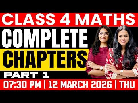 Class 4 Annual Exam | Maths | Complete Chapters | Part 1 | Exam Winner