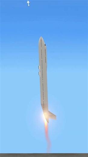 Boeing 747 Rocket in SFS… #shorts