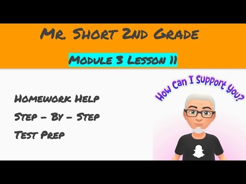Module 3 Lesson 11 Eureka Math Homework Help (2nd Grade)