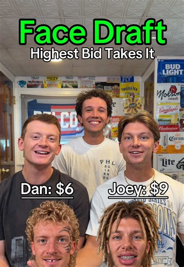 Who’s Face Is Better?! #draft #budgetdraft #funny #highlandbros #fyp | drafts