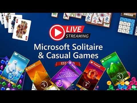 🔴LIVE | MICROSOFT SOLITAIRE COLLECTION | LIVE GAME PLAY
