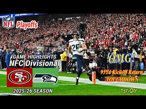 San Francisco 49ers Vs Seattle Seahawks NFC Divisional Playoffs | Full Game Highlights | Jan 17,2026