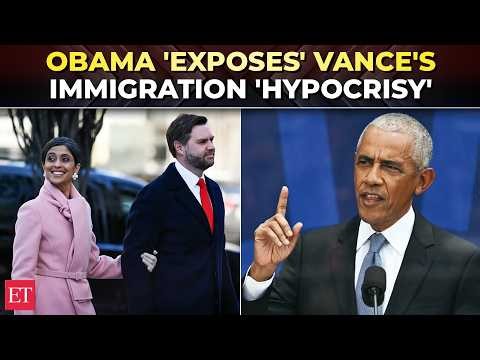 'Despite him being married to immigrant's daughter…': Obama blasts Vance over immigration hypocrisy