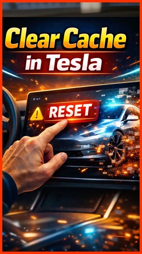 How to Clear Cache in Tesla - Fix Lag #Tesla #TeslaTips