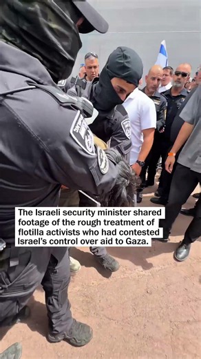 Israeli minister taunts detained activists, drawing outrage