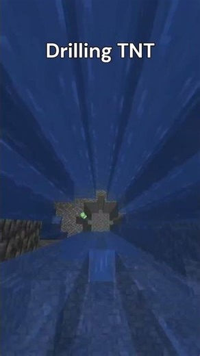 Drilling TNT Explosion in Minecraft 💥